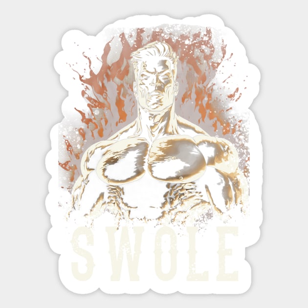 Swole Sticker by Abili-Tees